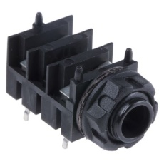 【342-4471】フォーンコネクタ 6.35 mm PCBマウント ステレオ ステレオ
