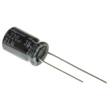 【35ZLH220MEFC8X11.5】リード線形アルミニウム電解コンデンサ(220μF/35V)