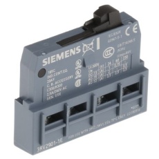 【3RV2901-1E】シーメンス 補助接点、2、3RV2、1 A dc、2.5 A ac、型式:3RV2901-1E