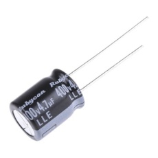 【400LLE4.7MEFC10X12.5】リード線形アルミニウム電解コンデンサ(4.7μF/400V)