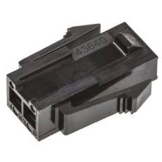【43640-0200】コネクタハウジング(2極、ピッチ：3mm、1列)