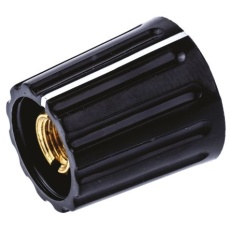 【463-8514】ノブ 6mm 直径:14.7mm ねじ固定