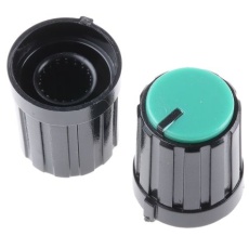 【467-5945】ノブ 6mm 直径:13.3mm 丸型