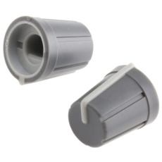 【467-6005】ノブ 6mm 直径:13mm D字型