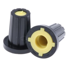 【467-6033】ノブ 6mm 直径:17mm D字型
