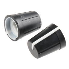 【467-6780】ノブ 6.4mm 直径:13mm D字型