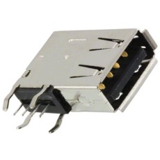 【48204-0001】USBコネクタ A タイプ メス スルーホール