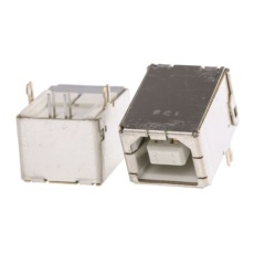 【61729-0010BLF】Amphenol ICC USBコネクタ B タイプ メス スルーホール 61729-0010BLF