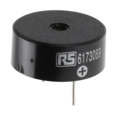 【617-3069】RS PRO 圧電ブザー 95dB スルーホール