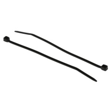 【664-2887】結束バンド 71mm x 1.6 mm 黒 ナイロン 66
