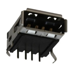 【67643-2911】Molex USBコネクタ A タイプ、メス パネルマウント 67643-2911