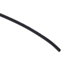 【700-4620】熱収縮チューブ 収縮前 1.6mm 収縮後 0.8mm 黒