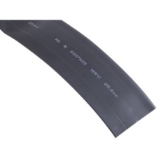 【700-4668】熱収縮チューブ 収縮前 25.4mm 収縮後 12.7mm 黒