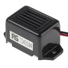 【724-3184】RS PRO 電磁ブザーコンポーネント 75dB フランジマウント