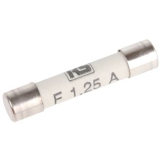 【769-6330】管ヒューズ 1.25A 6.3 x 32mm 500V ac(速断型)