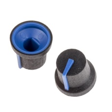 【777-7356】ノブ 6mm 直径：16.8mm D字型