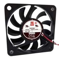 【789-7860】RS PRO 軸流ファン 電源電圧:12 V dc、DC、60 x 60 x 10mm