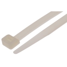 【811-1543】結束バンド 300mm x 7.6 mm ナチュラル ナイロン 66