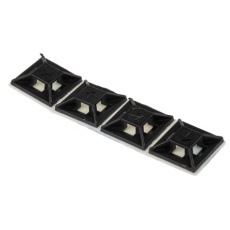 【811-1723】結束バンドベース 長さ 12.5mm 幅 12.5 mm ナイロン 66 黒