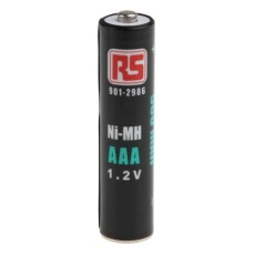 【901-2986】単四型充電池 RS PRO ニッケル水素電池 1.2V、900mAh