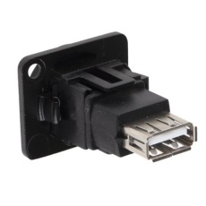 【916-0221】RS PRO USBコネクタ A to A タイプ、メス パネルマウント
