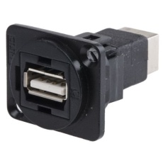 【916-0230】RS PRO USBコネクタ A to B タイプ、メス パネルマウント