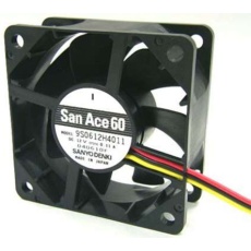 【9S0612S4011】軸流ファン 電源電圧:12 V dc、DC、60 x 60 x 25mm、9S0612S4011