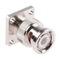 【B1551A1-NT3G-50】Amphenol 同軸コネクタ プラグ フランジマウント BNCコネクタ B1551A1-NT3G-50