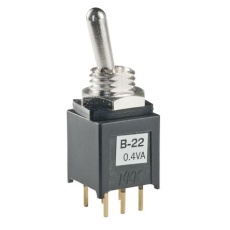 【B22A1P】トグルスイッチ DPDT PCB ラッチ