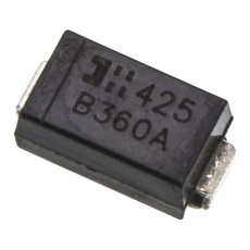 【B360A-13-F】整流ダイオード、3A、60V 表面実装、2-Pin DO-214AC (SMA) ショットキー 700mV