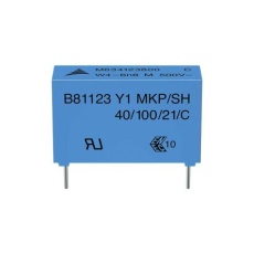 【B81123C1102M000】フィルムコンデンサ 3kV dc 500V ac 1nF ±20％