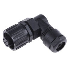 【C016-30F006-100-12】Industrial 丸型コネクタ 6 + PE極 スタンダード ケーブルマウント C016-30F006-100-12