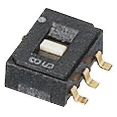 【CAS-220B】スライドスイッチ DPDT-NO / NC 100 mA @ 6 V dc