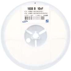 【CL10B104KB8NNNC】積層セラミックコンデンサ(MLCC) 100nF 50V dc 0603 (1608M) 