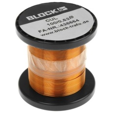 【CUL-100/0.63】Block 銅線 22 AWG0.63mm 28m