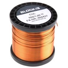 【CUL-500/1.00】Block 銅線 18 AWG1mm 56m