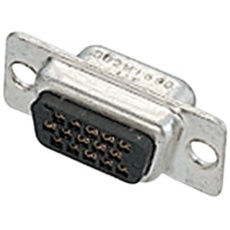 【D02-M15SG-N-F0】D-subコネクタ 15極 メス ケーブルマウント
