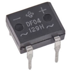 【DF04M-E3/45】整流用 ブリッジダイオード 単相 1A 400V 8.51 x 6.5 x 3.3mm DF04M-E3/45