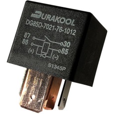 【DG85D-7021-76-1012-DR】Durakool パワーリレー 12V dc SPNO プラグイン タイプ