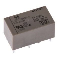 【DSP1-DC12V-F】パワーリレー(AGP2013F) DPST 12V dc 480 Ω