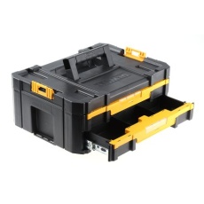 【DWST1-70706】DeWALT 工具箱 DWST1-70706 プラスチック 黒、黄 314 x 440 x 176mm TStak Tool Storage