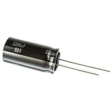 【ECA1HHG222】アルミニウム電解コンデンサ(2200μF/50V)