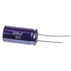 【ECA1HM222】アルミニウム電解コンデンサ(2200μF/50V)