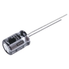 【ECA1VHG221】アルミニウム電解コンデンサ(220μF/35V)