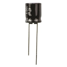 【ECA2AHG470】アルミニウム電解コンデンサ(47μF/100V)