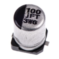 【EEEFT0J101AR】アルミニウム電解コンデンサ(100μF/6.3V)