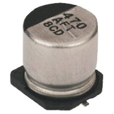 【EEEFT1E470AR】アルミニウム電解コンデンサ(47μF/25V)