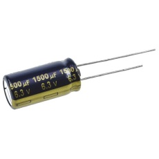 【EEUFC0J152】アルミニウム電解コンデンサ(1500μF/6.3V)