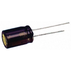 【EEUFC1E561】アルミニウム電解コンデンサ(560μF/25V)