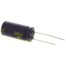 【EEUFC1V222】アルミニウム電解コンデンサ(2200μF/35V)